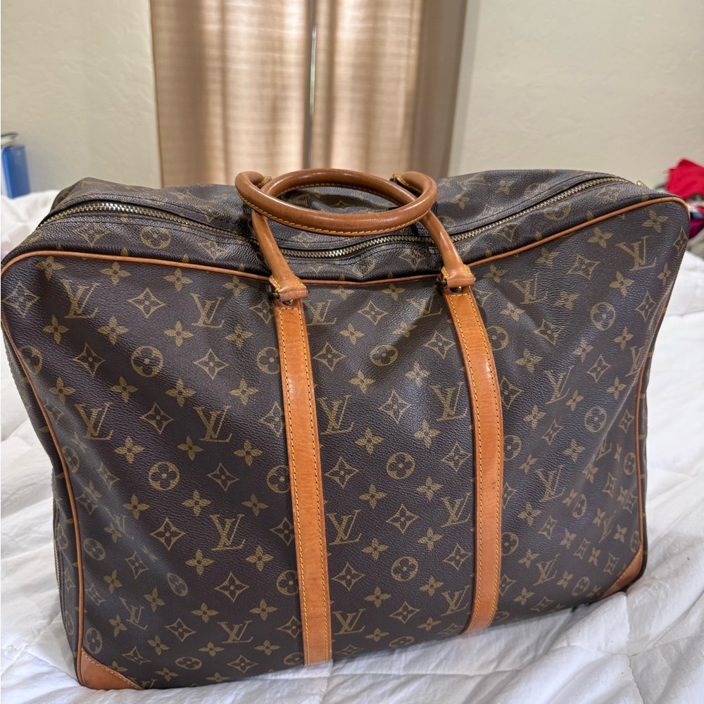 Louis Vuitton Brown Monogram Travel Bag